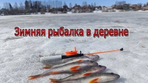 Рыбалка в деревне (зимний сезон 2024-2025)