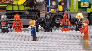 Битва ЛЕГО:MARVEL против DC!!! MIX!!!