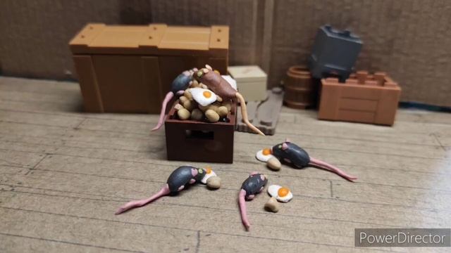 Битва кота Громило с бандой крыс на птицеферме animation plasticine film пластилина анимация
