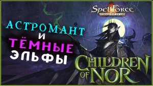 Тёмные эльфы и Астромант в SpellForce: Conquest of Eo - Children of Nor (дополнение) - стрим 1