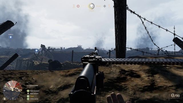 Verdun / ПРОХОЖДЕНИЕ, ЧАСТЬ 61 / С ПУЛЕМЁТОМ ДО ШТАБА! смотреть онлайн