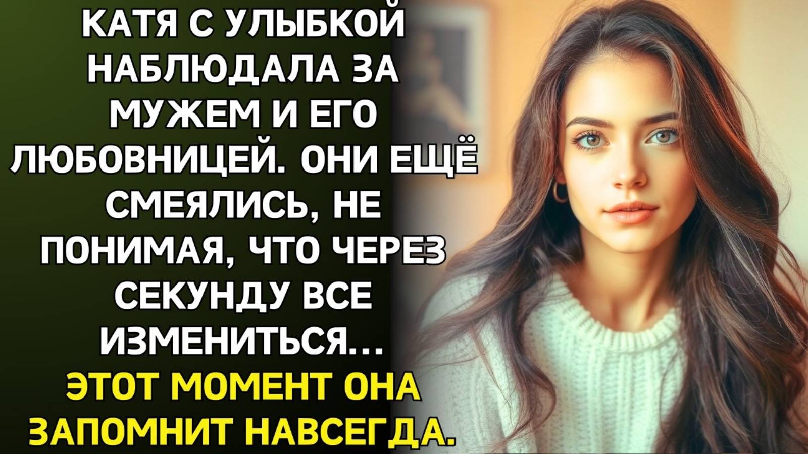 Истории из жизни. Катя с улыбкой смотрела на мужа Аудио рассказы, Жизненные истории слушать