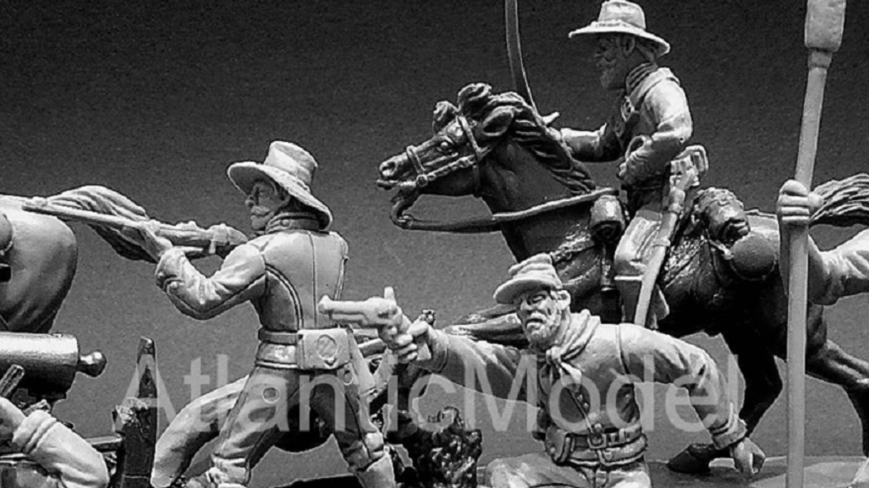 солдатики TSSD 23 Артиллерия армии Конфедерации, юг смотреть онлайн