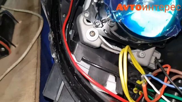 ставим led линзу в фару линзы со встроенным светодиодом разбор фары смотреть онлайн