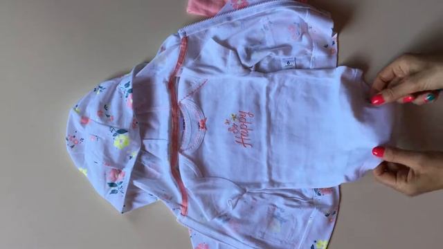 Костюм для новорождённой Carters, мода малышке 2017 г.