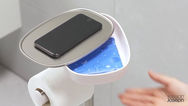 Тримач для туалетного паперу з йоржиком для унітазу Joseph Joseph EasyStore Plus 70519 смотреть онлайн