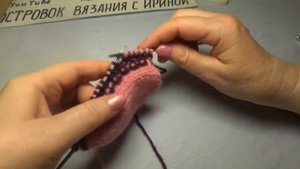 #800 🔥ЦВЕТНЫЕ СЛЕДКИ СПИЦАМИ / ТАПОЧКИ ИЗ КВАДРАТА.🌟