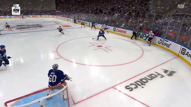 Panthers' Brad Marchand Puts Sweet Backhand Past Maple Leafs' Joseph Woll