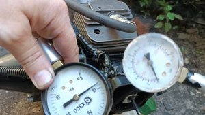 #Мотокоса. Как правильно мерять компрессию в 2Т момтор?