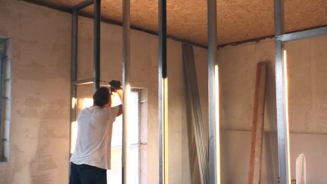 СТЕНА ИЗ ГИПСОКАРТОНА! Как сделать самому?