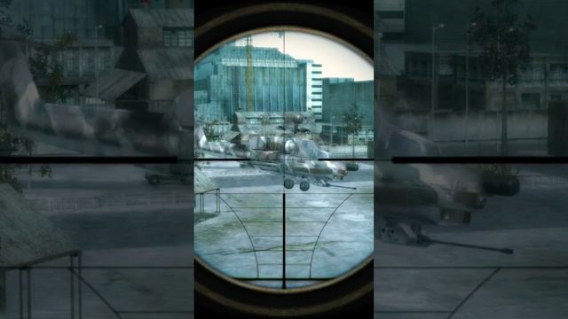 Call of duty 4 modern warfare. Отстрел руки с крупноколиберной винтовки.