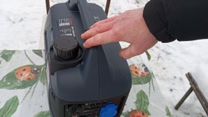 инверторный генератор mitsui  power eco zm 1500 первый запуск ( ч?