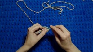 7- Учимся вязать крючком. Столбик без накида.