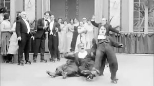 Чарли Чаплин и ролики