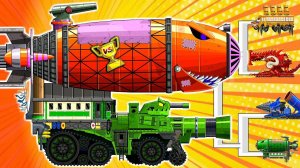 Мультфильмы про танки. Монстр Трейнзилла против Тралалеро Тралала. Мультики для детей и малышей