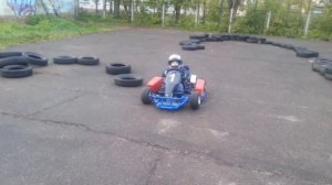 Степан. Картинг. В 4 года 20150926