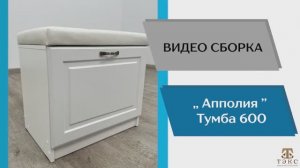 ТЭКС
Видео сборка. Прихожая Апполия. Тумба 600.