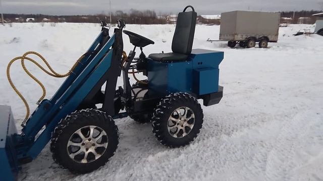 постройка самодельного мини погрузчика часть 8 смотреть онлайн