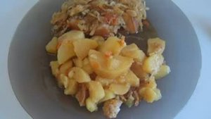 Тушёная картошка. Маринкины творинки. Всем МИРА и Добра!