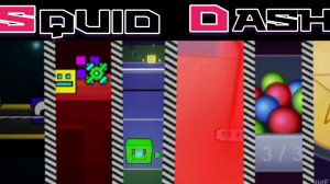 игра в кальмара!🦑 Squid dash в geometry dash