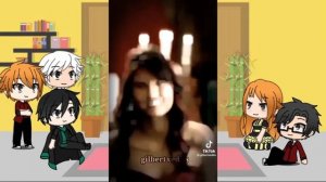 Harry Potter react to Hermiona as Elena Gilbert/Реакция на Гермиону Грейджер, как Елена Гилберт 1/2