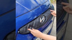 Утеплитель решетки радиатора Hyindai Solaris 2010-2017 г