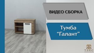 ТЭКС
Видео сборка. Прихожая Галант. Тумба.