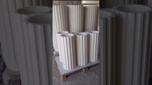 Изготовление колонны больших форматов.