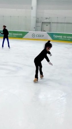 Кораблик стоя. 1 Lo + 1 T - исполнение #фигурноекатание #figureskating