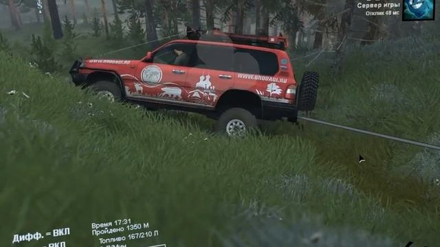 Забираемся на вулкан SpinTires смотреть онлайн
