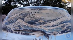 КРУТЫЕ РИСУНКИ НА МАШИНАХ ИЗ ГРЯЗИ