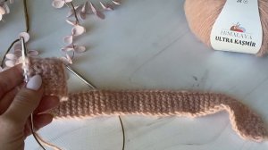 Бант на резинке спицами