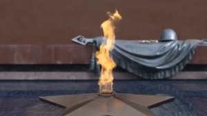 12 00 Вечный огонь на Могиле Неизвестного Солдата  Минута молчания  1