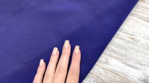 Souffle Maestro Blue (0,9-1,1 мм), цв. Синий, натуральный велюр