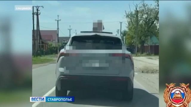 Ставропольские автоинспекторы пресекли опасную поездку 6-летнего ребенка