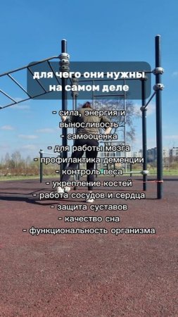 Небольшое напоминание, зачем нужно тренироваться ✔️