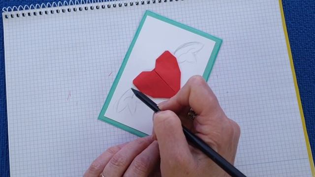 КРАСИВАЯ ОТКРЫТКА  на День Рождения своими руками || Открытка на День Святого Валентина. Валентинка
