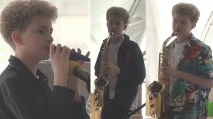 Михаил Чубарь - юный талант из ансамбля "Созвучие".