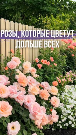 Розы, которые цветут дольше всех: подборка сортов для вашего сада 🌹