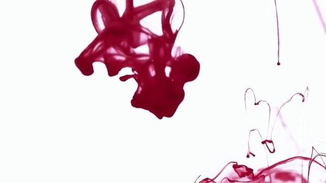 Видео фон для сайта Красная краска в воде смотреть онлайн