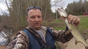 За щукой по прудам! Твичинг крупными воблерами! Весеняя рыбалка.
