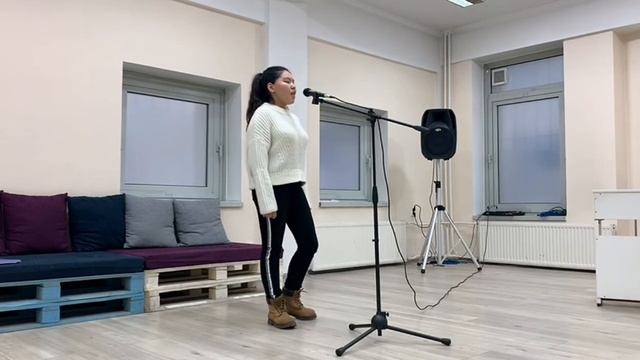 Cholponay Junusova «Call out my name» the Weeknd | курсы вокала в Бишкеке | Alla Breve art school смотреть онлайн