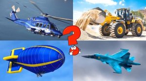 Тест на логику и цвета для детей. Учим цвета и машинки.