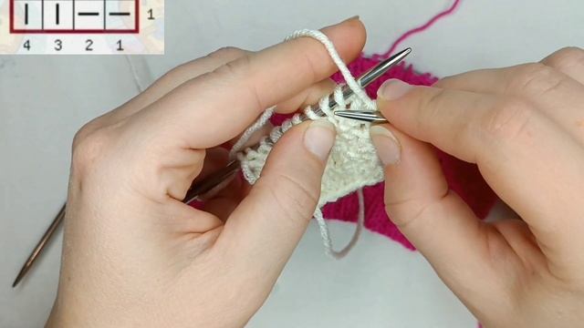 Невероятно просто 🔥 двухсторонний узор спицами 🧶. Этим узором можно вязать все💣