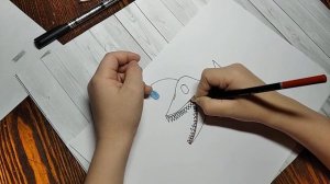 Морской чёрт.Или Как нарисовать Рыбу- удильщика.