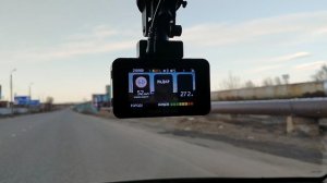 Видеорегистратор X-CAN COB 2S 4K WiFi GPS. Определение КОРДОН по RD и GPS (звук отключен)