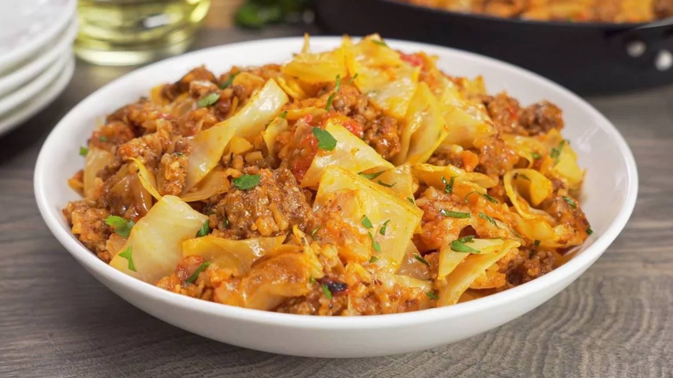 ТУШЕНАЯ КАПУСТА С ФАРШЕМ НА СКОВОРОДЕ - Просто и Вкусно! Рецепт от Всегда Вкусно!