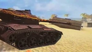 Стальная жара и вз пылающий #WORLD OF TANKS BLITZ # WOT BLITZ # танки