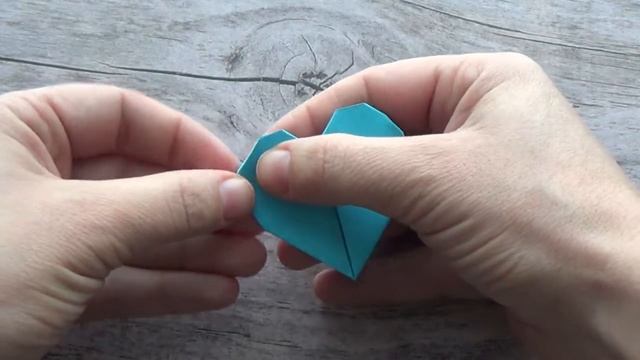 Сердце из бумаги без ножниц