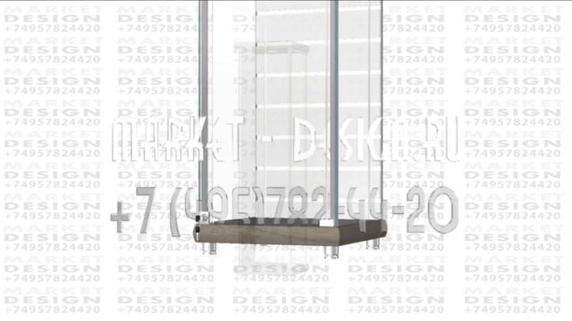 Квадратная витрина для торговли с экономпанелями смотреть онлайн